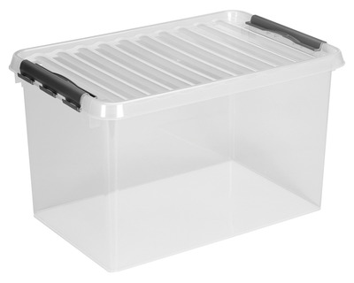 Sunware Aufbewahrungsbox "the q-line" 72 Liter transparent 40 x 42 x 60 cm