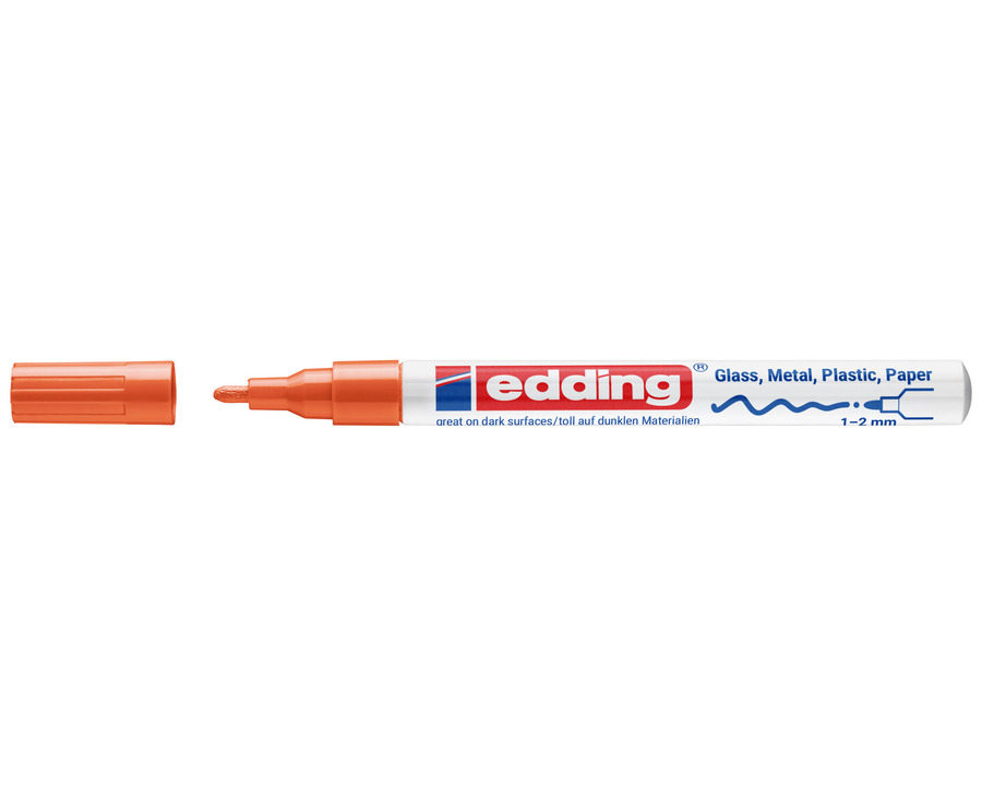 Edding Lackmarker 751 orange 1-2 mm Rundspitze