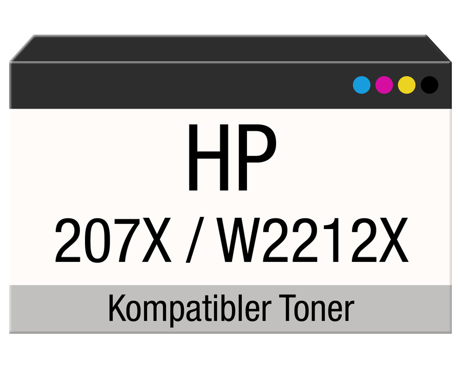 Rebuilt-Toner, HP 207X gelb 2.450 Seiten