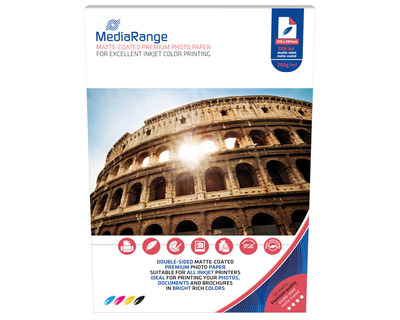 Mediarange Fotopapier A4 matt 200g/m² 50Bl.
