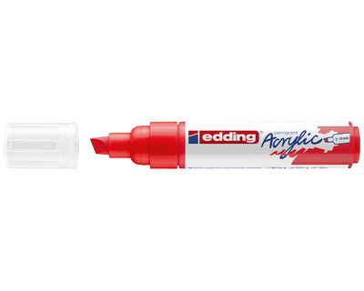 Edding Acrylmarker 5000 verkehrsrot matt 5-10 mm Keilspitze