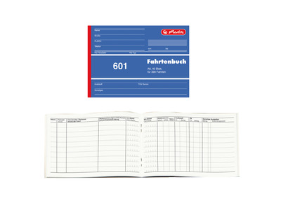 Herlitz Fahrtenbuch A6 40 Blatt