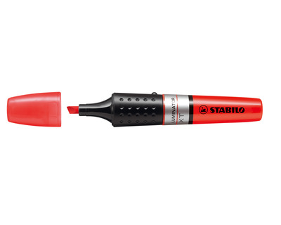Stabilo Textmarker "Luminator" rot 2-5 mm