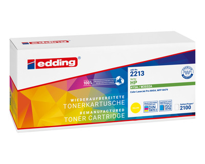 Edding Rebuilt-Toner 2213, HP 415A/W2032A gelb 2.100 Seiten