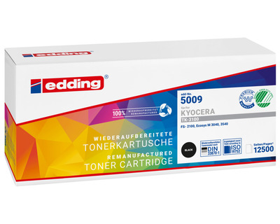 Edding Rebuilt-Toner 5009, Kyocera TK-3100 schwarz 12.500 Seiten