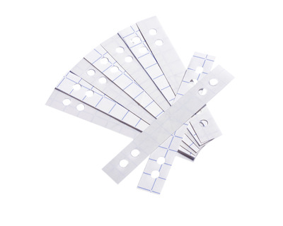 Durable Lochverstärker transparent 15 x 105 mm 50St.