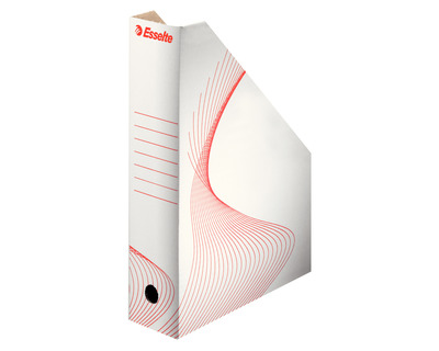 Esselte Archiv-Stehsammler "Standard" weiß/rot 80 x 255 x 320 mm