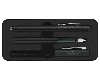 Faber-Castell Schreibset "Grip 2011" schwarz