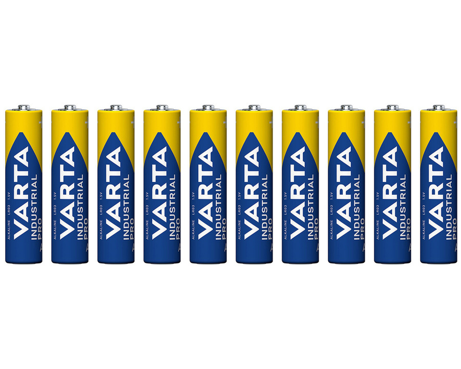 Varta Batterie "Industrial Pro" AAA, Micro, LR3 1,5V 1.200mAh 10St.