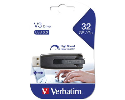 Verbatim USB-Stick 3.0 "Stor´n´Go V3" schwarz 32GB