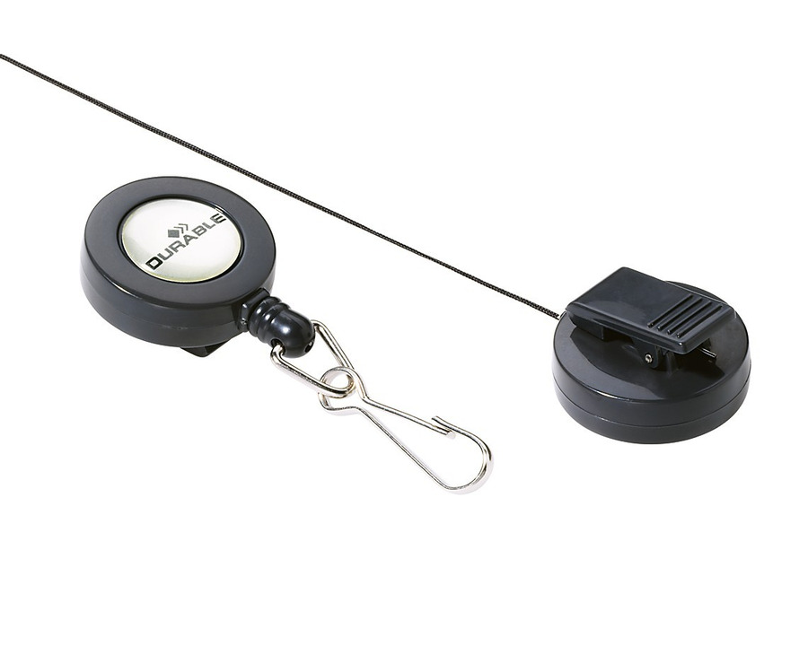 Durable Ausweishalter "Jojo" mit Karabinerhaken 10St.