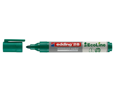 Edding Board- & Flipchartmarker 28 "EcoLine" grün 1,5-3 mm Rundspitze