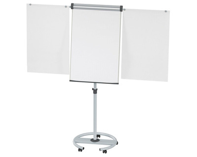 Maul Flipchart "MAULsolid" grau Rundfuß