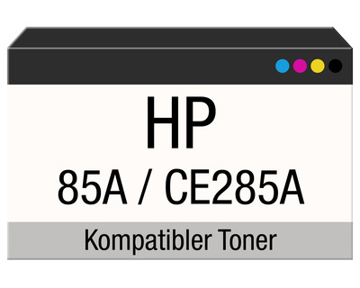 Rebuilt-Toner, HP 85A schwarz 1.600 Seiten