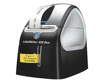 Dymo Etikettendrucker "LabelWriter 450 Duo" schwarz