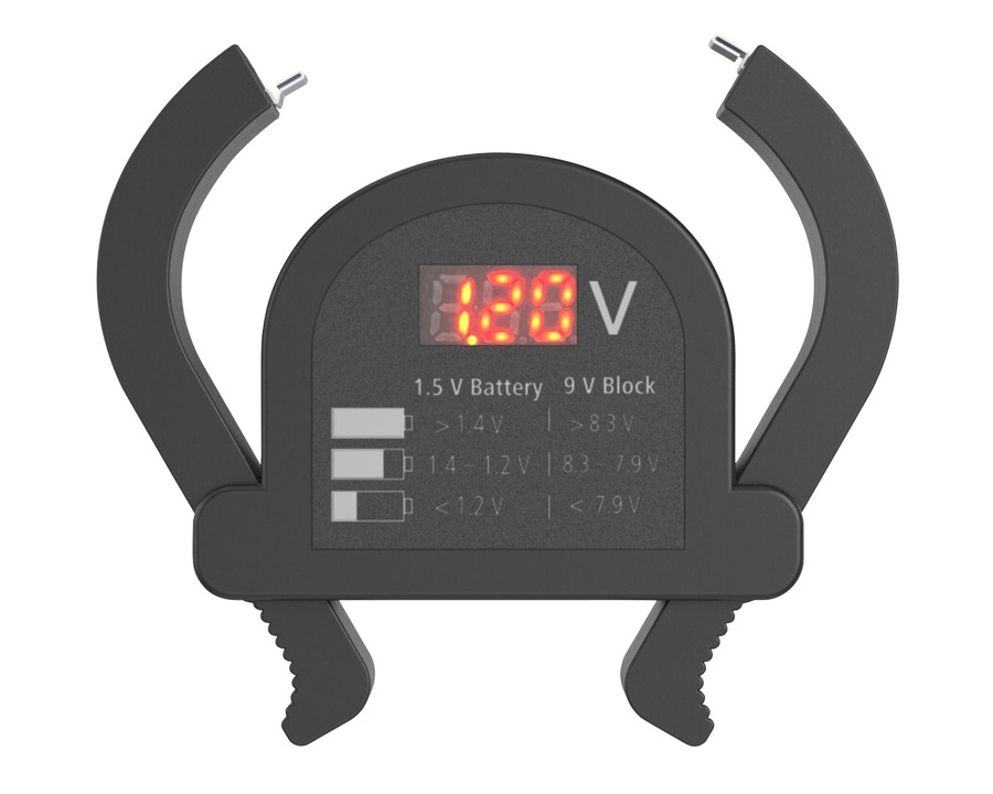 Hama Batterietester schwarz