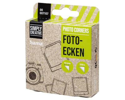 Hama Fotoecken transparent 500St.