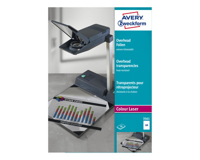 Avery Zweckform OHP-Farblaserfolie A4 130 my 50Bl.