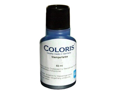 Coloris Stempelfarbe "Constanta P", dokumentenecht blau 50ml