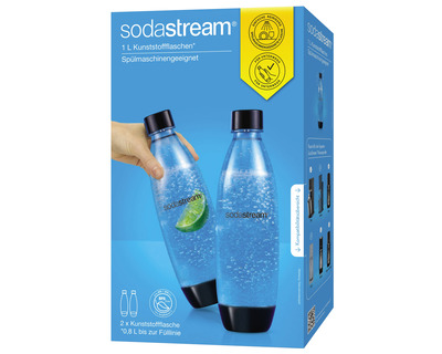 Sodastream Sprudlerflasche "Duo Titan", Kunststoff 1,0 Liter 2St.