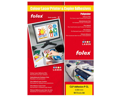Folex Folie A4, für Laserdrucker weiß 50 my 50Bl.