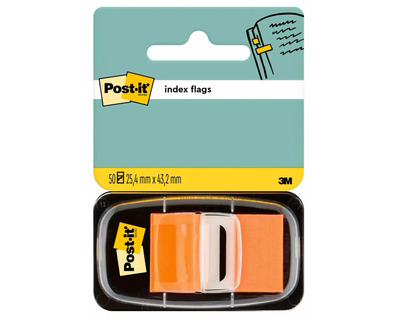 Post-it Haftmarker "Index 680" orange 25,4 x 43,2 mm 50Bl.