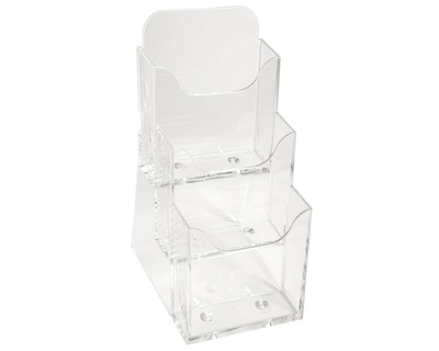 Exacompta Prospekthalter DL transparent 115 x 218 x 112 mm
