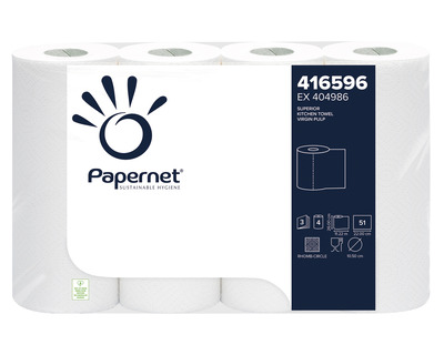 Papernet Küchenrolle "Superior" 3-lagig 4x51Bl.