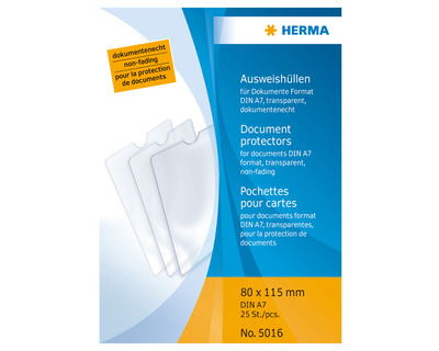 Herma Ausweishülle transparent 80 x 115 mm 25St.