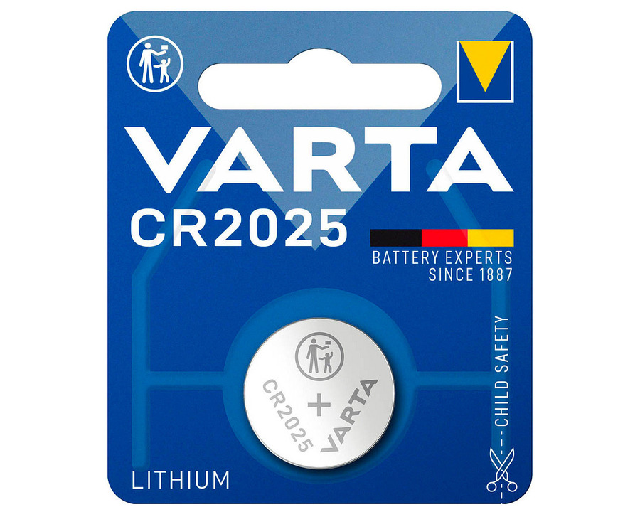 Varta Knopfzelle "Lithium Coin" CR2025 3V 170mAh