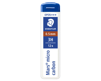 Staedtler Feinminen "Mars Micro" 0,5 mm 3H 12St.