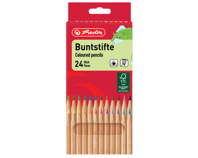 Herlitz Buntstift mehrfarbig 2,5 mm 24St.