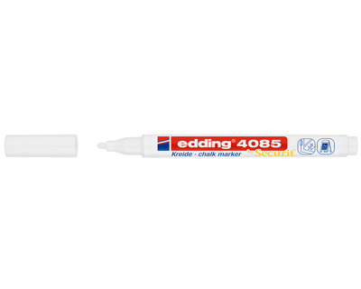 Edding Kreidemarker 4085 weiß 1-2 mm Rundspitze