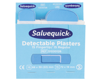 Salvequick Pflaster "Detectable" 30St.