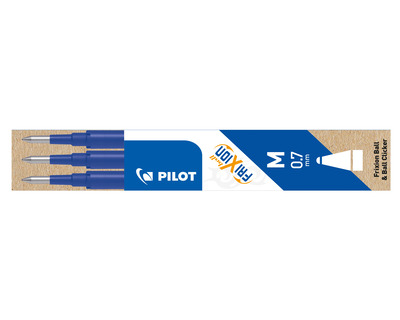 Pilot Tintenroller-Mine "FriXion Ball M" blau 0,4 mm 3St.
