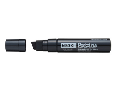 Pentel Permanentmarker "PenTools N50XL" schwarz 7 - 17 mm Keilspitze