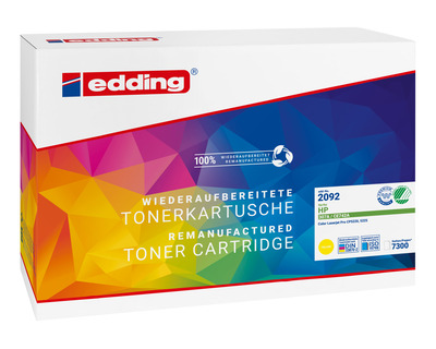 Edding Rebuilt-Toner 2092, HP 307A/CE742A gelb 7.300 Seiten