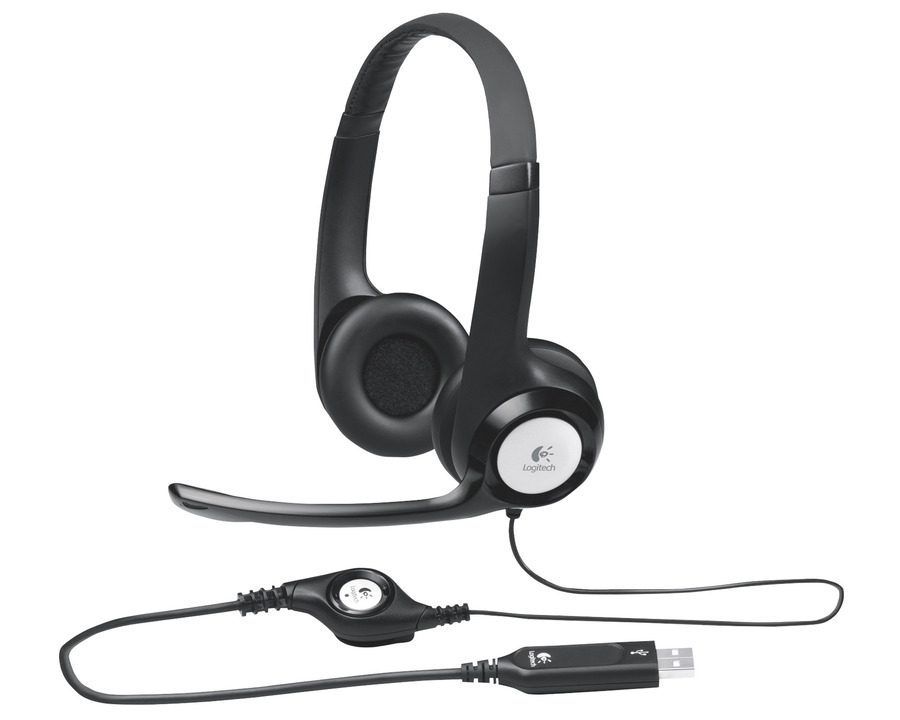 Logitech Headset "H390" schwarz