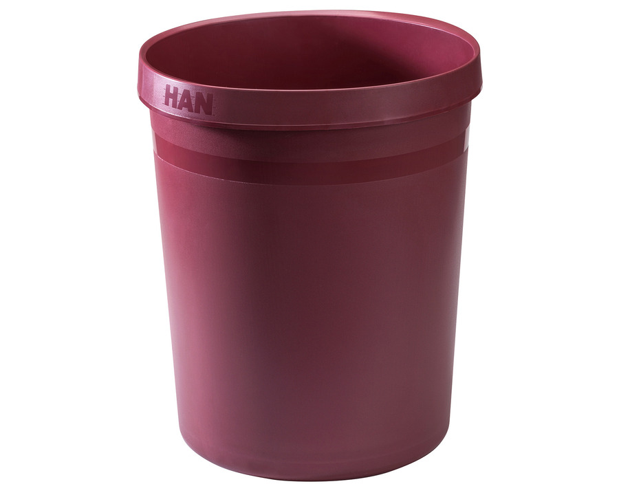 Han Papierkorb "Grip Karma" rot 18 Liter