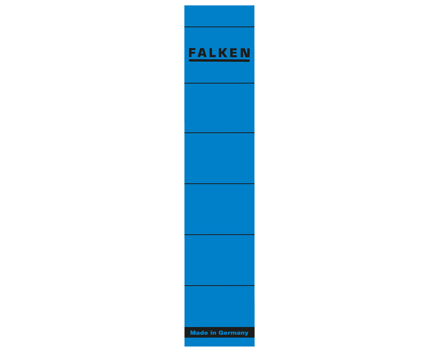 Falken Ordner-Rückenschilder blau 36 x 190 mm 10Et.