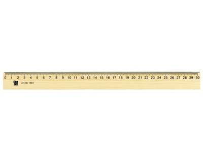 Alco Lineal Holz naturfarben 30 cm
