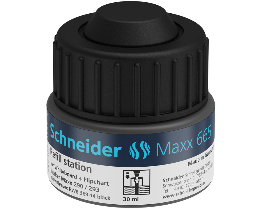 Schneider Nachfülltinte "Maxx 665" schwarz 30ml