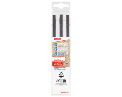 Edding Zimmermannsbleistift-Ersatzmine 10H 6St.