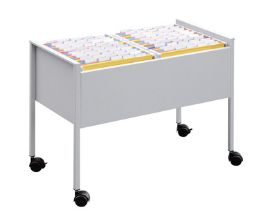 Durable Hängemappenwagen "Economy Duo" silber 100 Mappen