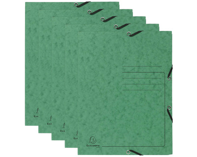 Exacompta Eckspannermappe A4 "Colorspan" grün 25St.
