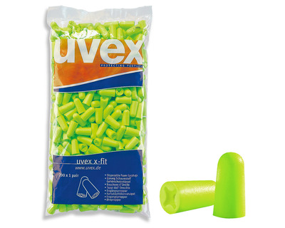 Uvex Gehörschutzstöpsel "x-fit" hellgrün 200x2St.