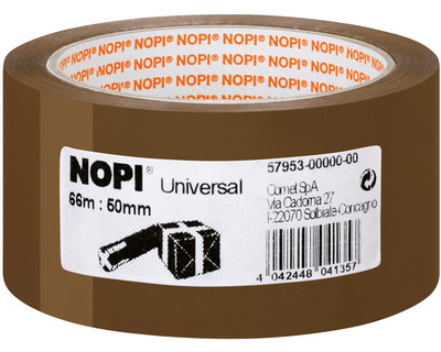Nopi Packband PP "Universal" braun 50 mm x 66 m
