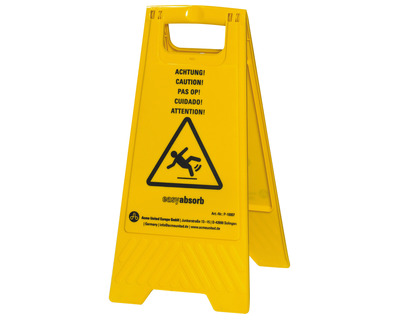 Easy Absorb Warnschild "Rutschgefahr" gelb