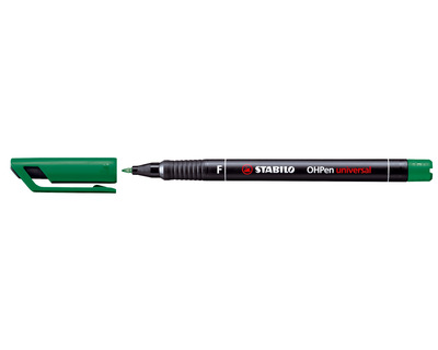Stabilo Folienschreiber "OHPen" permanent grün 0,7 mm (F)