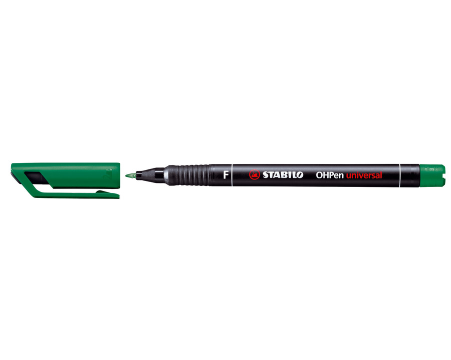 Stabilo Folienschreiber "OHPen" permanent grün 0,7 mm (F)